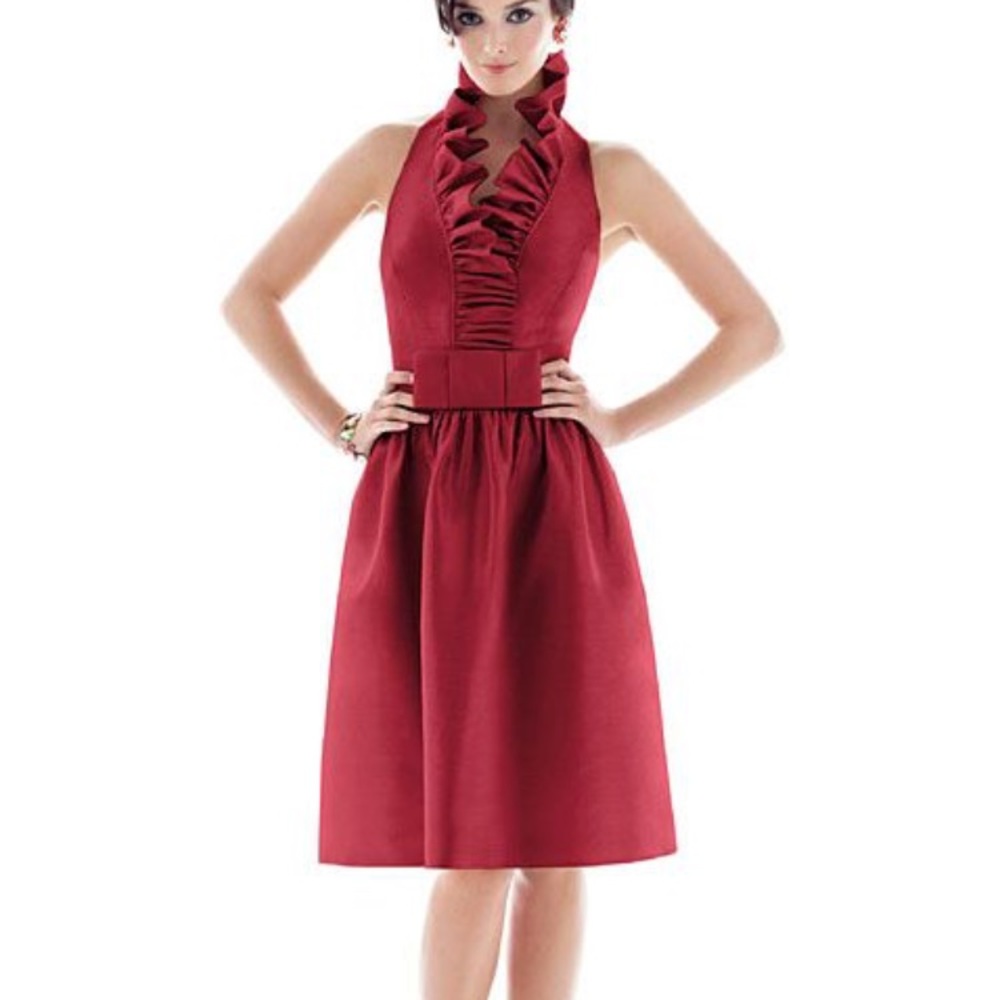 Beautiful Fit and Flare Red Dress
